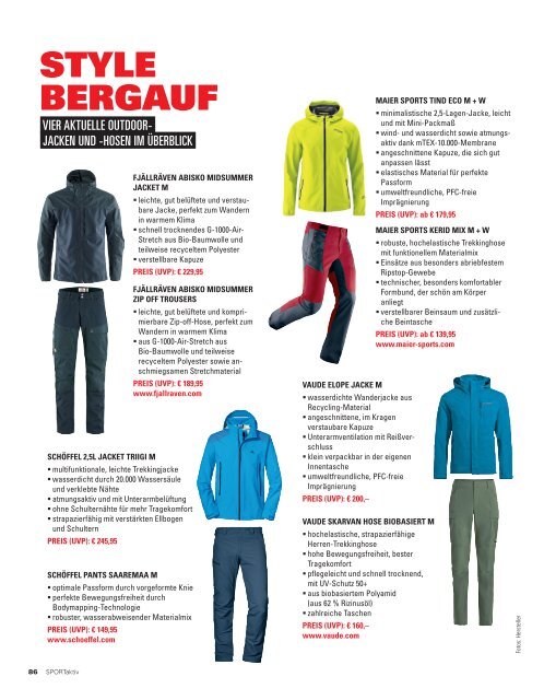 SPORTaktiv Outdoorguide 2021