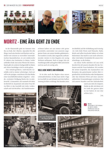 DER MAINZER - Das Magazin für Mainz und Rheinhessen - Nr. 369