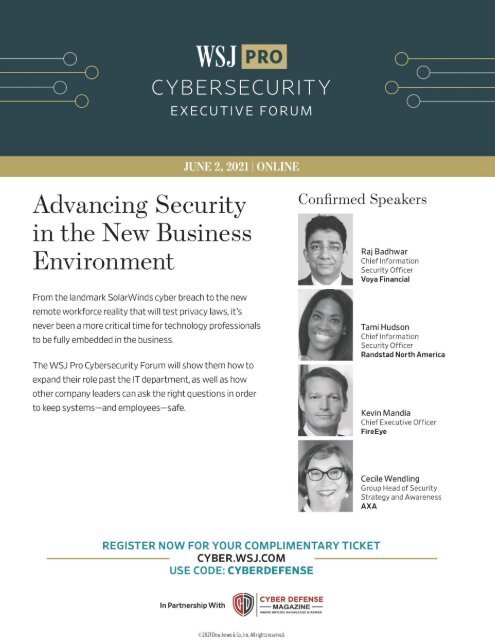 Cyber Defense eMagazine June 2021 Edition