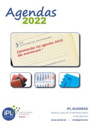 Catalogue agendas 2022