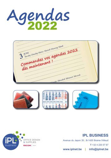 Catalogue agendas 2022