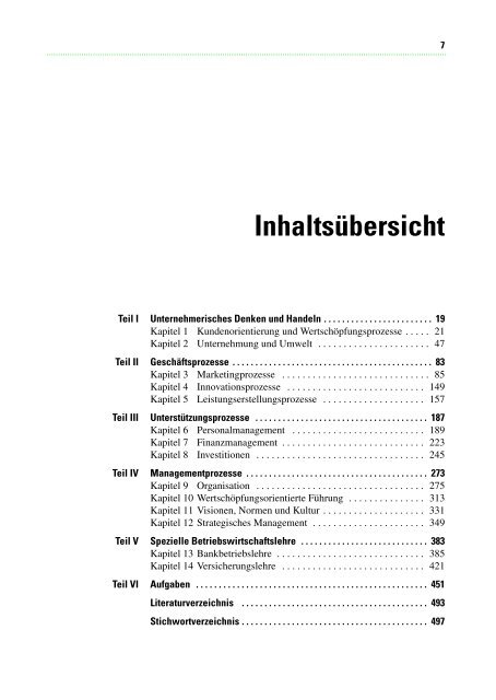 Leseprobe: Krummenacher/Thommen/Brodmann: Einführung in die Betriebswirtschaft