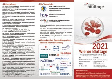 Wiener Bluttage 2021