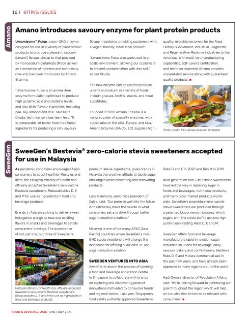 Food & Beverage Asia Jun/July 2021