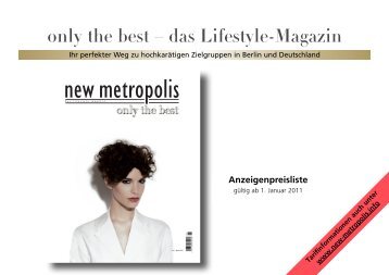 only the best – das Lifestyle-Magazin