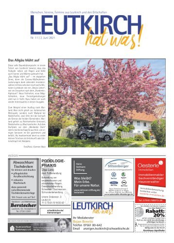 Leutkirch hat was 02.06.2021