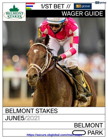 2021 Belmont Stakes Wager Guide XBGlobal