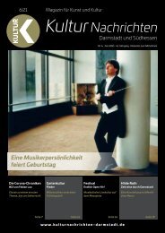 Kulturnachrichten für Darmstadt und Südhessen - 6 - 2021