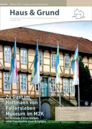 Haus & Grund Wolfsburg e.V. Ausgabe 03/2021