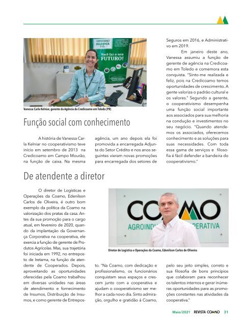 Revista Coamo edição maio de 2021