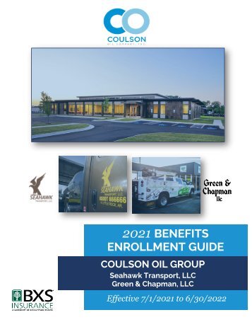 Coulson Oil - Seahawk - 2021 Benefits Guide 