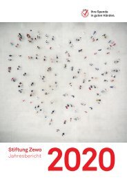 Jahresbericht 2020 Stiftung Zewo