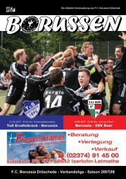 F.C. Borussia Dröschede - Verbandsliga - Saison 2007|08