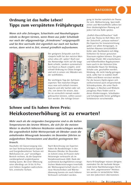 ImBlickpunkt 01.2011 (PDF) - Vereinigten ...