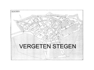 VERGETEN STEGEN - Vereniging Oud Hoorn