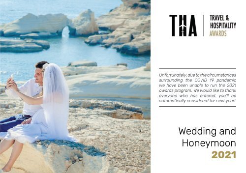 Travel & Hospitality Awards | Wedding and Honeymoon 2021 | www.thawards.com