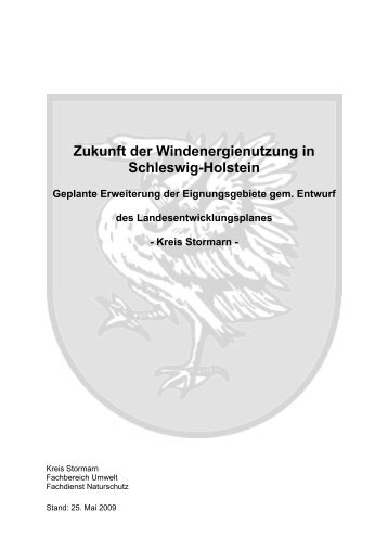 Zukunft der Windenergienutzung in Schleswig ... - Kreis Stormarn