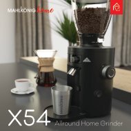 Mahlkoenig Home X54 Allround Home Grinder Brochure
