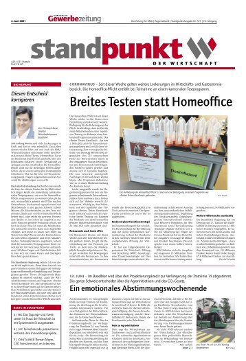 Standpunkt 522, 4. Juni 2021
