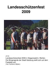 Landesschützenfest 2009 D172. - Bürgergarde der Stadt Salzburg