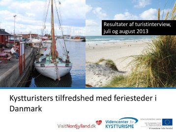 Kystturisters tilfredshed med feriesteder i Danmark