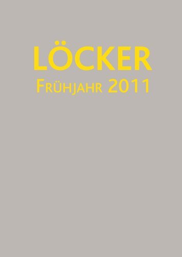 Frühjahr 2011 - Löcker Verlag