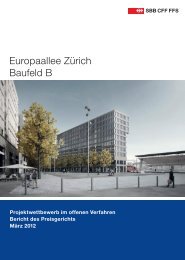 Europaallee Zürich Baufeld B - Baublatt