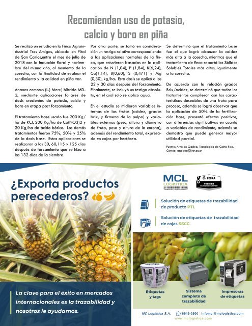 REVISTA PIÑA DE COSTA RICA 39