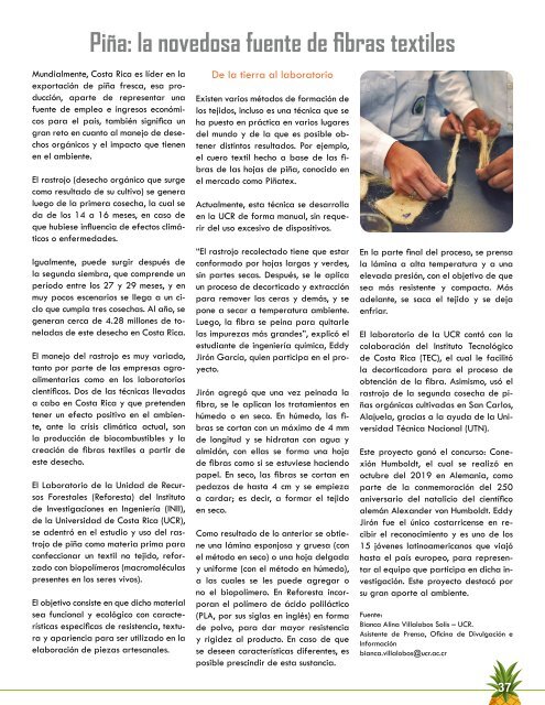 REVISTA PIÑA DE COSTA RICA 39