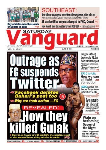05062021 - Outrage as FG suspends Twitter