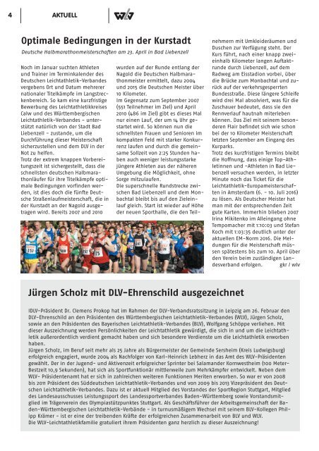 WLV vor Ort - Ausgabe 05, Jahrgang 2016