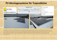 TRAPEZBLECH MONTAGESYSTEM 