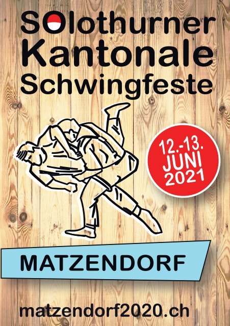 Festführer Solothurner Kantonale Schwingfeste 2021