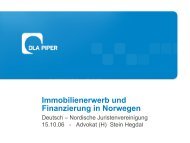 Immobilienerwerb und Finanzierung in Norwegen - Deutsch ...