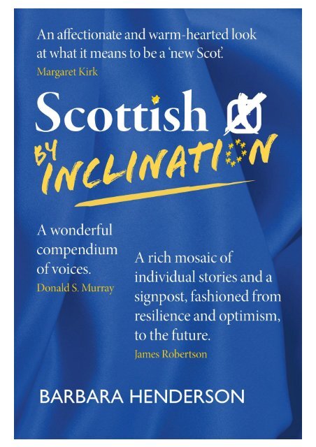 Scottish by Inclination by Barbara Henderson sampler
