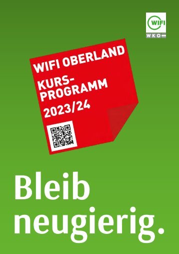 WIFI Oberland Kursprogramm