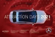 Merbag Attraction Days 2021 - Vivez l’expérience Mercedes-Benz.