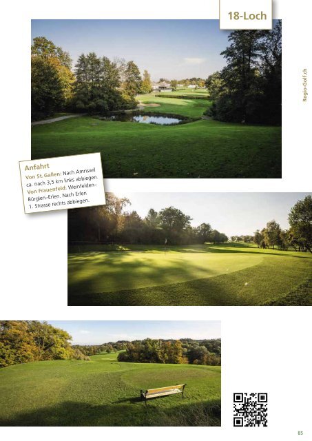Regio Golf Jahrbuch 2021 - Golfen in der Region Zürich-Ostschweiz