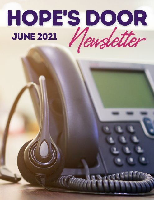 Hope's Door June 2021 Newsletter 