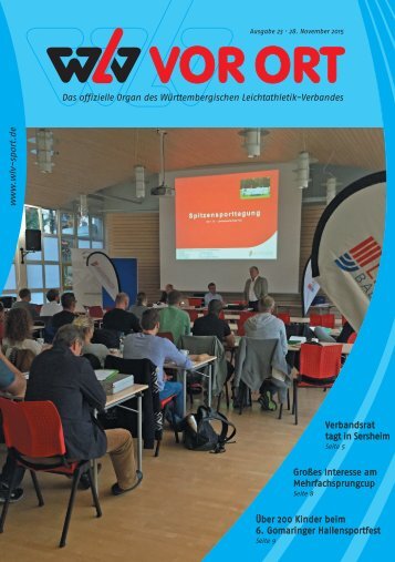 WLV vor Ort - Ausgabe 23, Jahrgang 2015