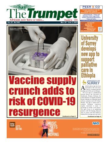 The Trumpet Issue 545 (May 19 - June 1 2021)