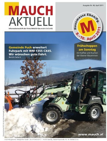 MAUCH aktuell Eben | Ausgabe Nr. 48 | April 2011