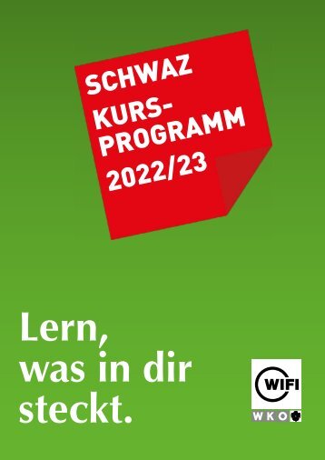 WIFI Schwaz Kursprogramm