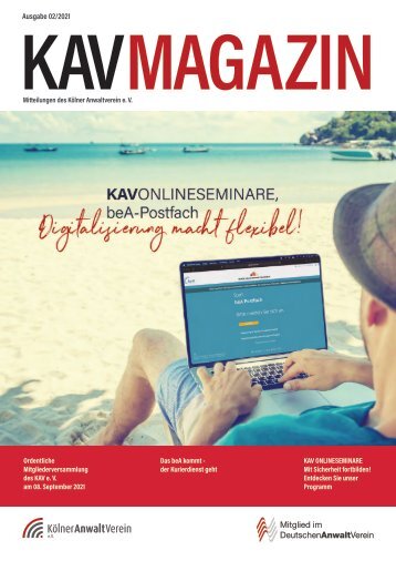 KAV MAGAZIN - Ausgabe 02/2021