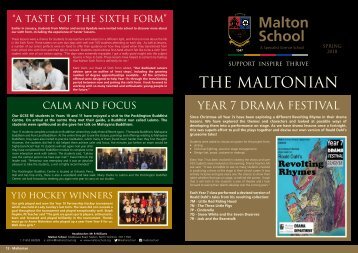 THE MALTONIAN Spring 2018