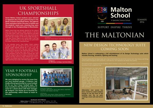 THE MALTONIAN Summer 2016