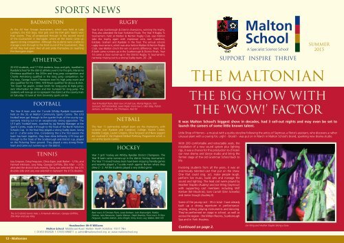 THE MALTONIAN Summer 2015