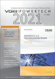 VGB POWERTECH 5 (2021) - International Journal for Generation and Storage of Electricity and Heat
