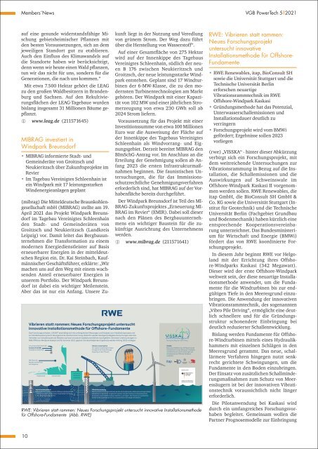 VGB POWERTECH 5 (2021) - International Journal for Generation and Storage of Electricity and Heat