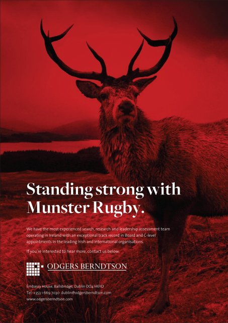 Munster Rugby Virtual Event Brochure